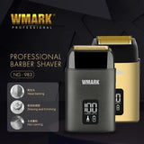 WMARK NG-983 Barber Shaper Shaver Beard USB Electric Razor for Oil Head Shaving hine Push White, 8100RPM