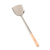 Stainless Steel Big Long Spatula Shovel Chef Cooking Cocina Utensilios Wooden Handle Spatula Kitchen Utensil
