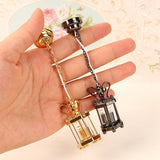 1 PCS 1: 12 Dollhouse Miniature LED Light Wall Lamp Lighting Home Furniture Model A