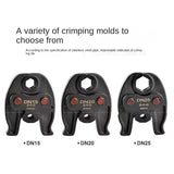 Es-1525 Mini Battery Duct Systems Crimping Tool for Copper Fittings and Multi-Layer Pex Pipe