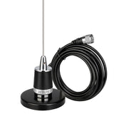 MR200 black NMO interface car antenna+suction cup [UV dual segment/4-meter feeder/SL16-J interface]
