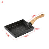 Japanese-Style Corn Cake Frying Pan Omelette Frying Pan Tamagoyaki Omelette Non-Stick Pan Home Frying Pot Kitchen Cooking Tools