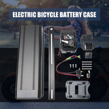E-bike Box Case Indoor Battery 1865 Lithium Accessories Holder Large Capacity Replacement 390*110*76mm