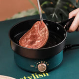 Electric Split Cooking Pot Foldable Multicooker Frying Pan Hotpot Steamer Rice Cooker Soup Maker Water Boiler Travel