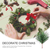 Christmas Plant Decoration for Festive Home Decor and Holiday Events 24Pcs Creative Pine Branches Artificial
