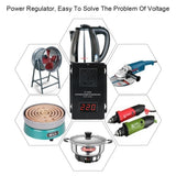 AC 220V 10000W Temperature Speed Power Adjust Controller US Plug SCR Electronic Voltage Regulator Dimmer Thermostat