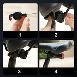 Bicycle Rear Light Waterproof Rechargeable Brake Sensing Lights Bike Safety Warning Lamp Cycg LED Taillight for Night Riding