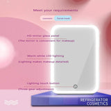 8L Desktop Beauty Makeup Skincare Fridge Cosmetics Refrigerator Compact Cooler Warmer Mini Fridge for Bedroom Office Car Dorm