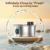 3.2L Recharge 5V USB Automatic Sensor Stainless Steel Cat Dog Water Fountain Multiple Pet Drinking Bowls