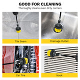 14pcs Moving Cleaning 14-piece Household Kitchen Bathroom Tools Electric Drill Brush Head Set
