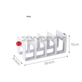 Acrylic Desktop Book Stand High Color Value Textbook Storage Holder Bookshelf Dividers File Organizer For School Office Supplies
