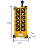 12 channels rf 12v /24v or 220V 380V wireless remote motor control switch