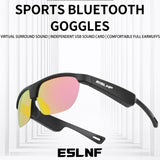 ESLNF Smart Bluetooth for Driving Wireless Calls Music Polarized Sunglasses Outdoor Sports Cycg Glasses
