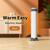 Blue Carbon Best price cheaper 1800kcal digital Retardant PP Tower Fan Heater