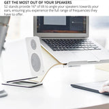 Desktop Stand Metal Audio Bracket Universal Tabletop Holder Tilt Stands For Kanto's Yu4 S4 Speaker A1n7