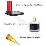 Signage Nameplate Marking 170x110 250x150 300x200mm Pneumatic Electricity Desktop Engraving hine for Metal Part