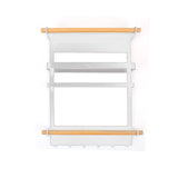 Kitchen Organizer Decorative Shelves Metal Storage Rack Magnet Fridge Shelf Spice Hang Racks Wall-mounted No Drilling