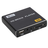 Mini 4K HDD Media 1080P Horizontal And Vertical Digital Video Player With USB Drive/SD Cards