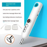Smart Meridian Electronic Rechargeable Acupuncture Massage Pen Pulse Acupoint Physiotherapy Electrode Patch Massager