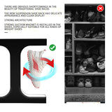 ating Double Sneaker Stand Exhibition Levitating for Shopping Mall Shoe Display