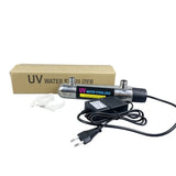 110V/220V Stainless Steel UV Water Sterilizer Ultraviolet Tube Lamp Direct Drink Disinfection Filter Aquarium Fish Tank Purifier