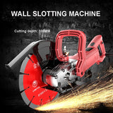 Electric Concrete 4300RPM 105mm Water Electricity Slotting hine Wall Cutting Power Tool 5800W