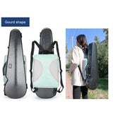 Universal Violin Carbon Fiber Case Hard Light Music Sheet Bag,Black