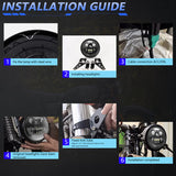 5.75 Inch Motorcycle LED Headlight with Housing Bracket - High Beam/Low Beam/DRL/Turn Signal, 1 Pack