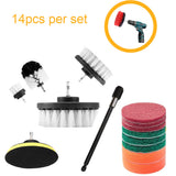 Electric drill refresh material household tool kitchen electric cleaning floor disc brush nickel plating