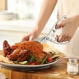 Scissors One Piece 3Cr13 Stainless Forged Steel Powerful Multi-Function Chicken Bone Kitchen Shears