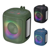 A80 Portable Bluetooth-compatible Speaker Rgb Light Subwoofer Outdoor Wireless Small Audio