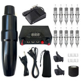 Set Motor Pen Complete Robert hine Tattoo Equipment Maquinas Para Tatuar Profesional Kit