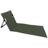 Portable Folding Seat Lightweight Camping Chair with Backrest Compact Beach Lounger for Outdoor Picnic Lawn Park