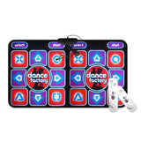 Dancing Double User Wired Dance Family Music Game Mat Non-Slip with 2 Remote Controller Multi-Function For PC TV