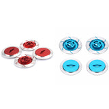 4PCS Aluminum Alloy Brake Disc Wheel Rim Box Metal Hex Adapter 12MM For RC 1/10 Car HSP Fly Fish By Truck 94123 94122 D4 CS