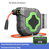 Automotive Irrigation Tube Drum Automatic Retractable Reel Dedicated Car Repair Air Hose Collector Pipe