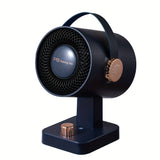 1pc, Electric Desktop Heater, Small Heater With Heating And Fan Modes, Household Mini Heating Fan Desktop Electric Heater Small Office Heater Cold And Warm Dual-use Heater For Home Office School Thanksgiving Halloween Christmas Wedding Birthday Gift