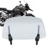 Universal Motorcycle Clear PC Windshield Adjustable Windscreen Harley Davidson Sportster Dyna For Honda Yamaha SuzukiCruiser