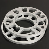 2pcs UNIVERSAL 10MM ALLOY ALUMINUM WHEEL SPACERS SHIMS PLATE STUD FIT For 4 / 5 Stud Wheel