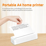 X8 Thermal Wireless Mobile Printer A4 Maker Photo Label Wrong Question Printing WiFi/Bluetooth-compatible Inkless for Car Office