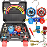 Refrigerant Car Refrigeration Air Conditioning Manifold Gauge Maintenence Tools R22 R-410A R-134a R-404A