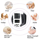 New 6 Chambers Air Leg System Whole Body Massager Compression Pump Recovery Boots Foot Massage AirWrap