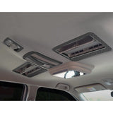 Top-For TOYOTA VELOZ AVANZA 2022 2023 Carbon Fiber Car Roof Air Outlet Frame Cover Trim Decoration