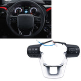 4X Audio Mode Control Switch Multifunctional Steering Wheel 84250-0E120 For Toyota Hi Revo Rocco Fortuner 2015-2020