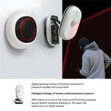 1 PCS Sound And Light Sensor 100DB 2-In-1 Alarm Battery USB Dual Power Smart Home Works