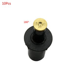 10Pcs 90/180/360 Degree Automatic Stretching Pure Copper ABS Lawn Buried Head Garden Irrigation Waterting Tools