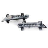 Top-Car Front LED DRL Fog For Renault Fluence 2014+ Auto Driving Daytime Running Light Bumper Lamp