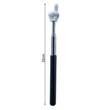 Compact Portable Telescc Teacher Pointer Anti-slip Finger Shape Presenter Stick for School Classroom Supplies