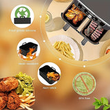 1set, Air Fryer Accessories Set, Oven Accessories, Air Fryer Tools/Rack For Most Dual Basket Air Fryer Models For 7.6-9.6L