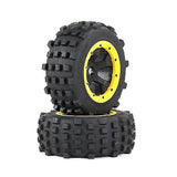 Off-road Car Rear Tyres For 1/5 Baha Rovan Km Baja 5t/5sc/5ft Rc Car Toys Parts 195x80mm,yellow